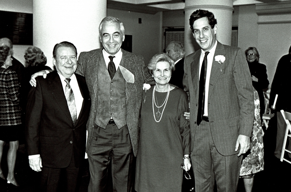 Robert H. Ahmanson, Lloyd E. Cotsen, Ernestine Elster, and Richard Leventhal
