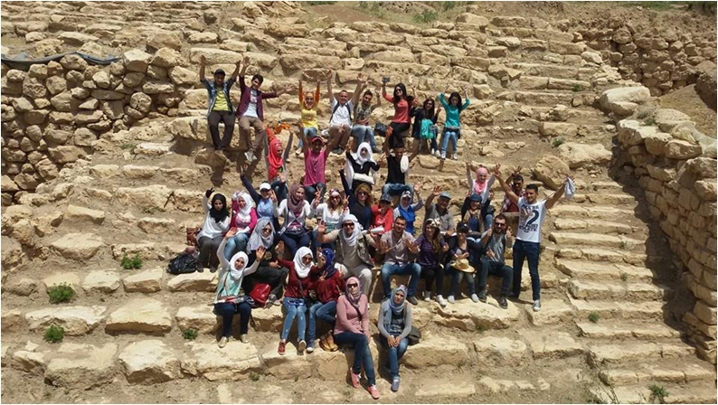 2016 April archaeology students field trip to Mozan