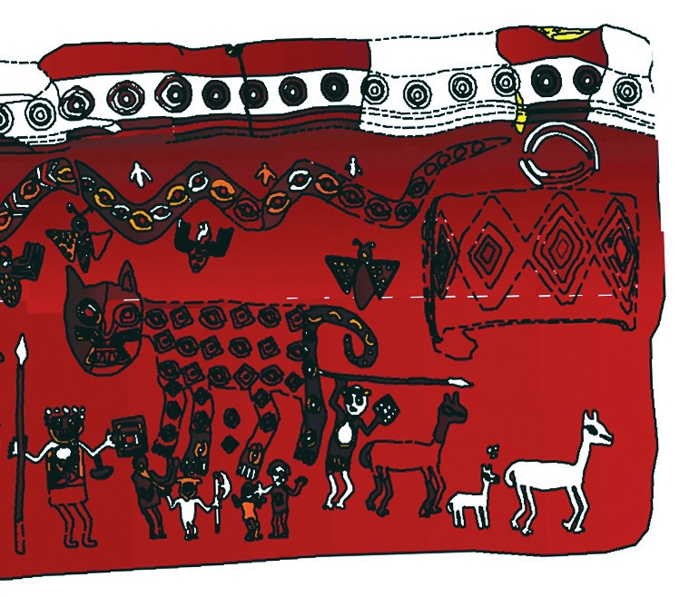 Reconstructed vessel from Espíritu Pampa